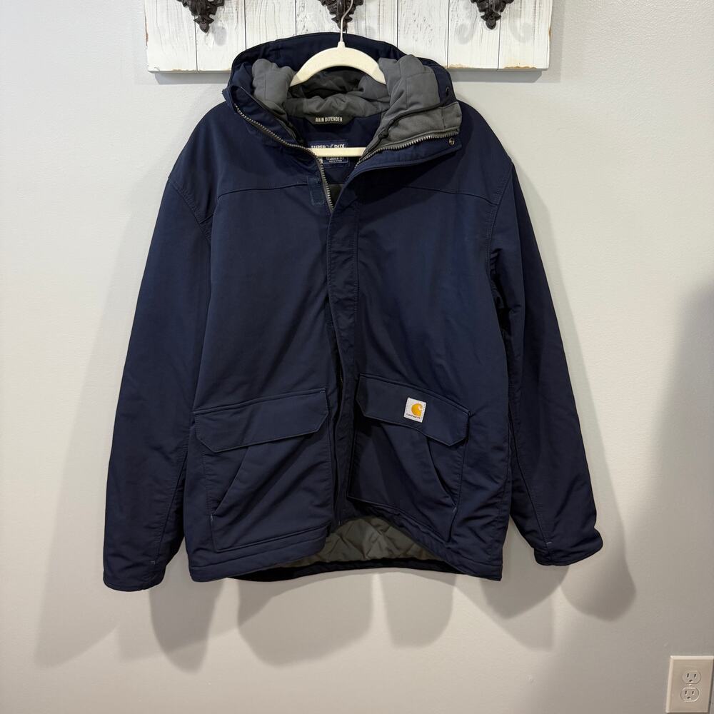 Carhartt Super Dux Insulated Traditional Coat Navy Men’s Large